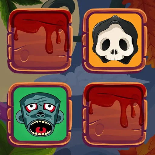Halloween Gesichter Gedächtnis