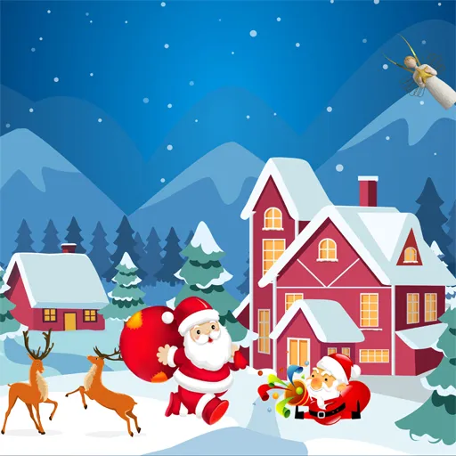 Fröhliches Weihnachts-Puzzle
