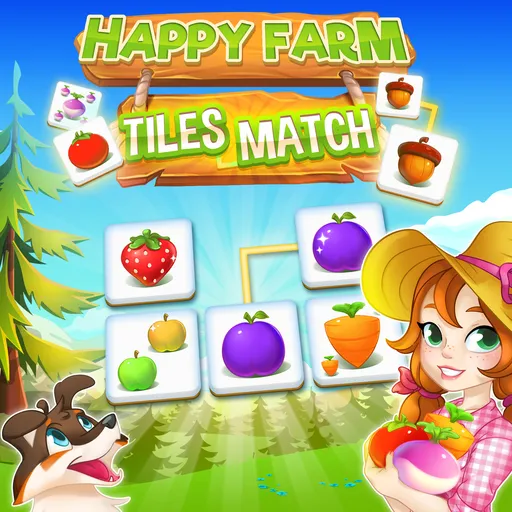 Coincidencia de azulejos de granja feliz
