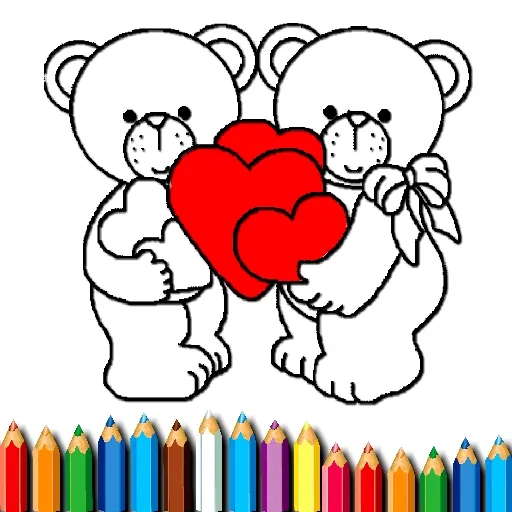 Colorear el Día de San Valentín