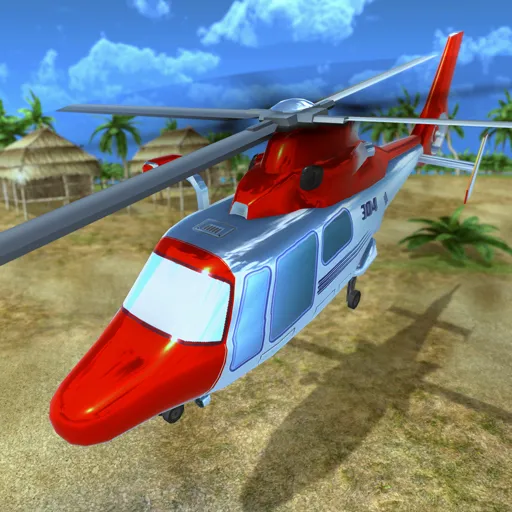 Simulateur de vol de sauvetage par hélicoptère 3D