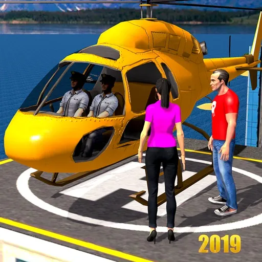 Transport touristique en taxi hélicoptère