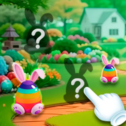 Búsqueda de huevos de Pascua ocultos