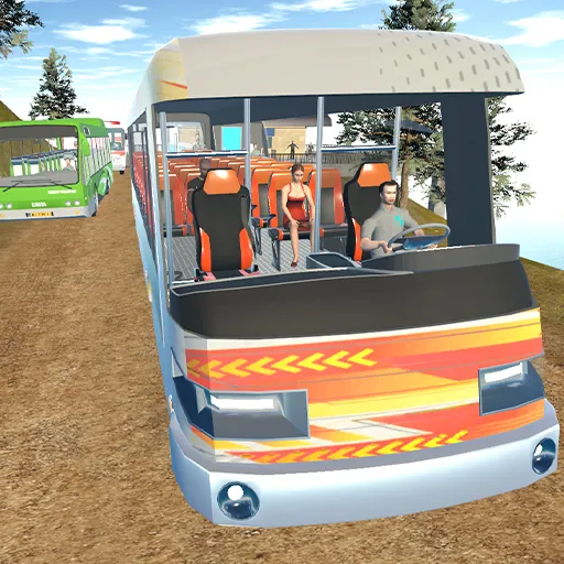 Simulador de autobuses de estación de montaña