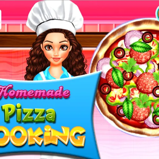 Hausgemachtes Pizza-Kochen