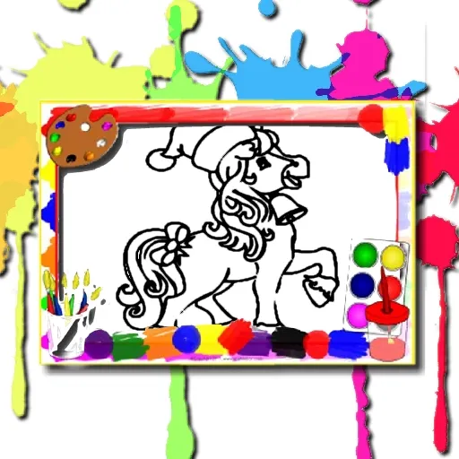 Libro de colorear de caballos