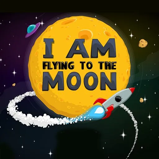 Ich fliege zum Mond