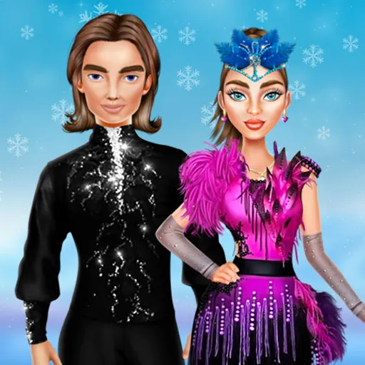 Bailarina de patinaje sobre hielo