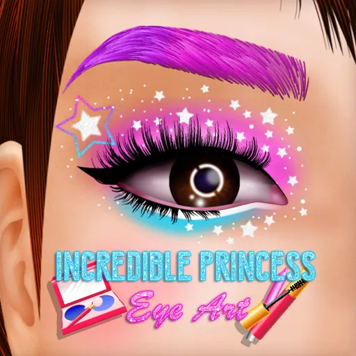 Increíble arte de ojos de princesa