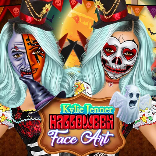 Arte facial de Halloween de Jenner