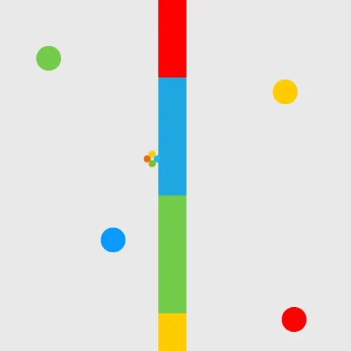 Springende Punktfarben