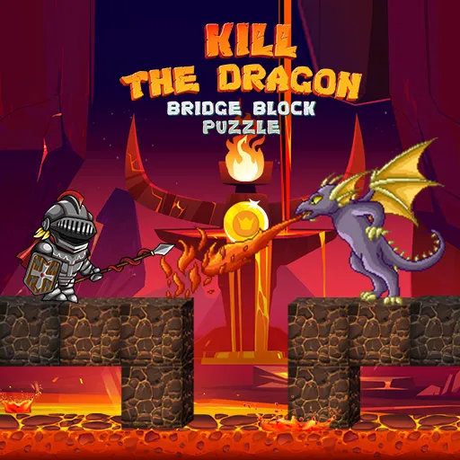 Töte den Drachen - Brückenblock-Puzzle