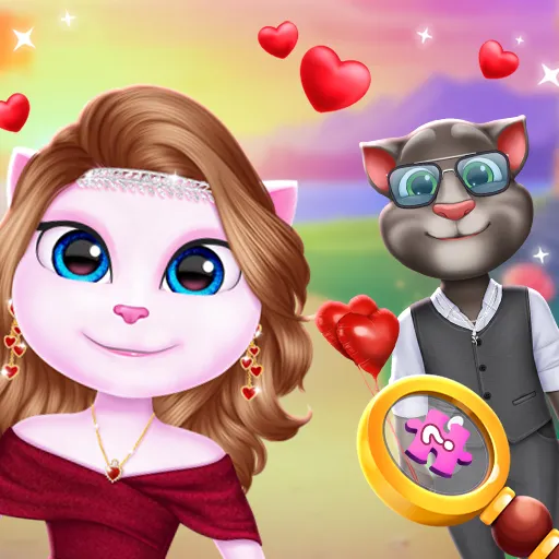 Le couple de chatons, une Saint-Valentin adorable
