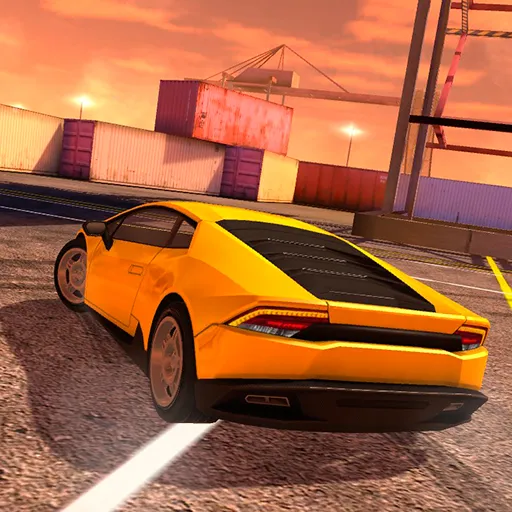 Simulador de drift de Lamborghini