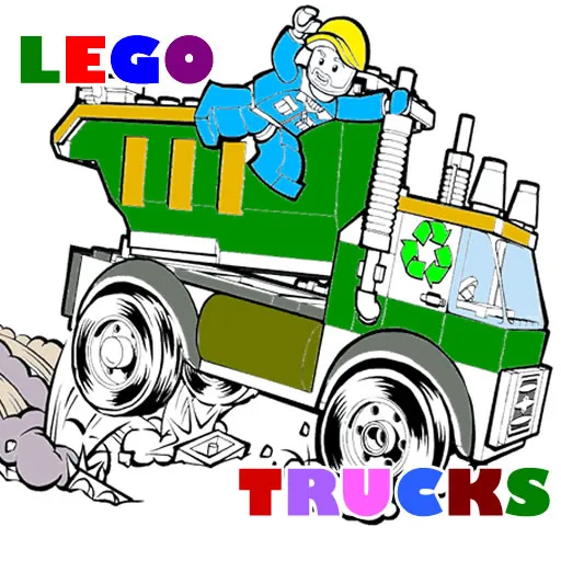 Coloriage de camions Lego
