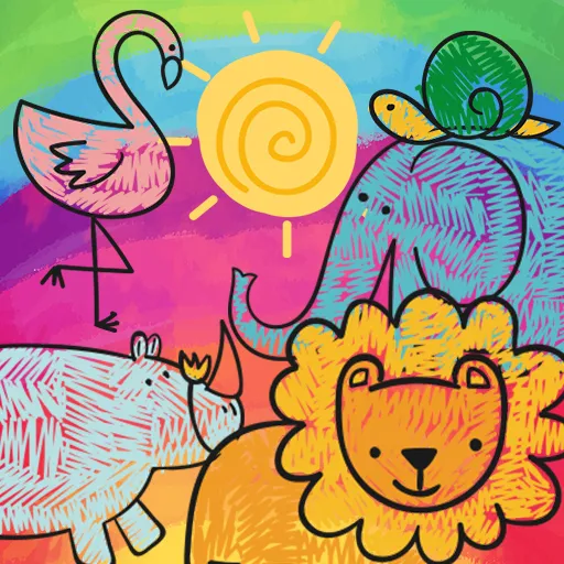 Coloriage de petits animaux