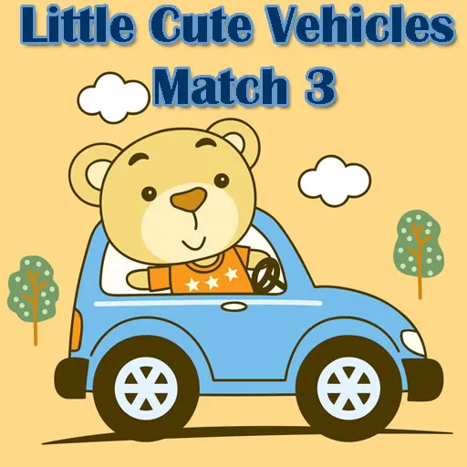 Kleine süße Fahrzeuge Match 3