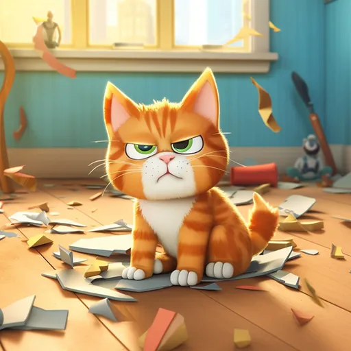 Verrückte Katze