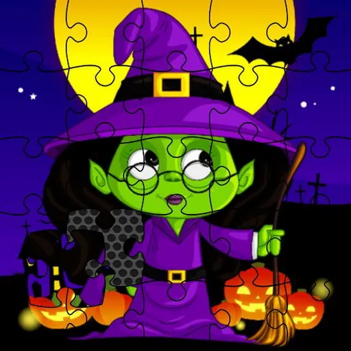 Mitternacht Halloween Puzzle