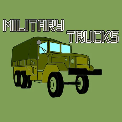 Camiones militares para colorear