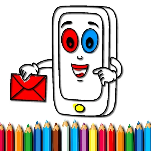 Mobiltelefon-Malbuch
