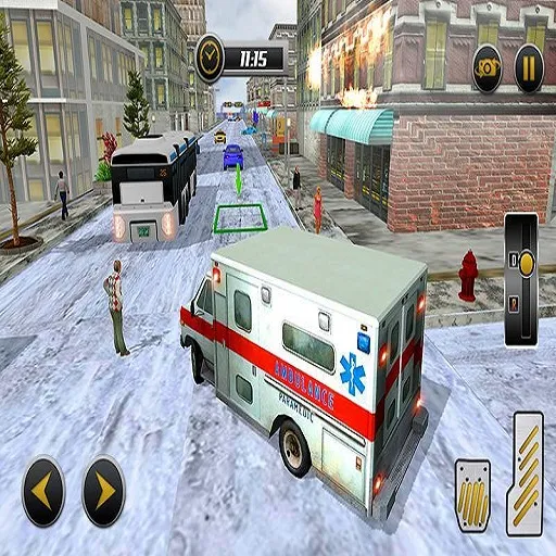 Moderner Stadt-Rettungswagen-Simulator