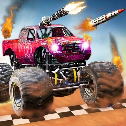 Carrera de Monster Truck vs Juego de Disparos de Zombis