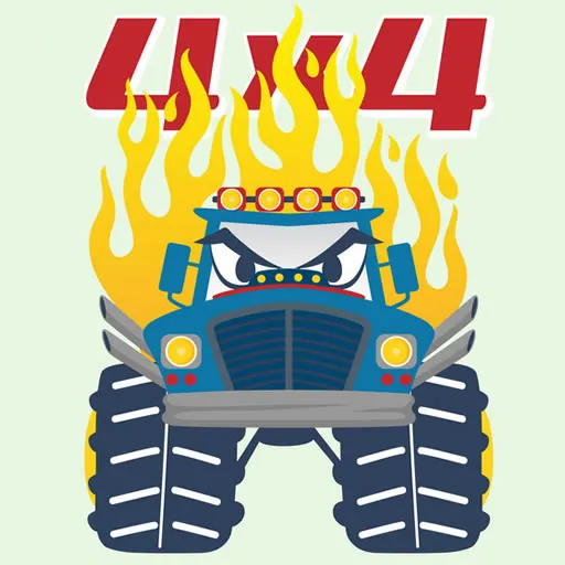 Páginas para colorear de Monster Trucks