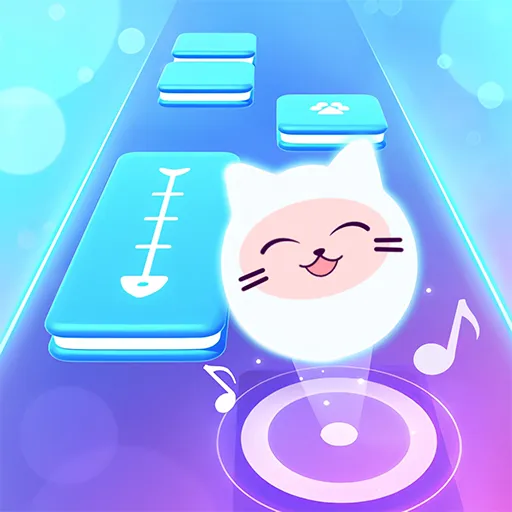 Musique Chat ! Jeu de Tuiles de Piano 3D