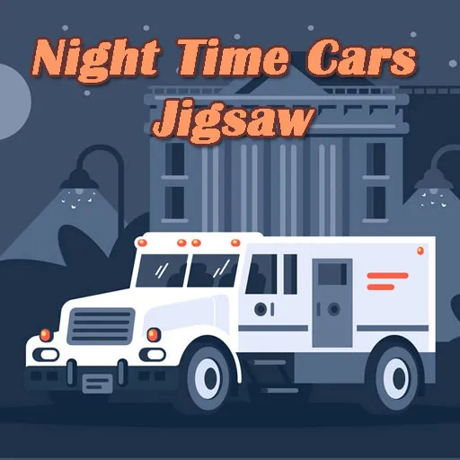Nachtauto-Puzzlespiel