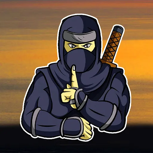 Ninja mit Umhang
