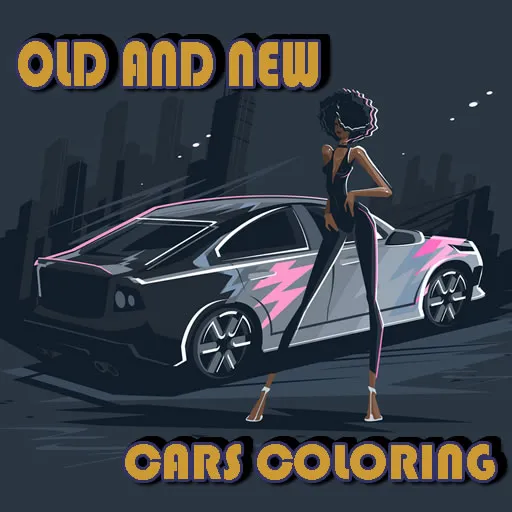 Colorear carros viejos y nuevos