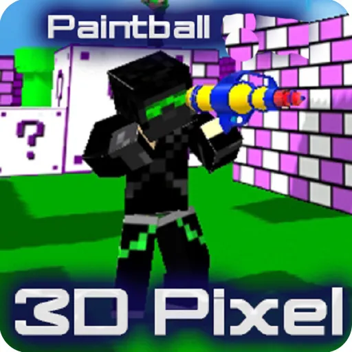 Paintball Gun Pixel 3D Multijugador