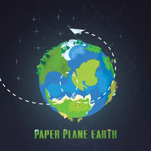 Avión de Papel Tierra