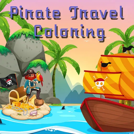 Colorear Piratas y Viajes