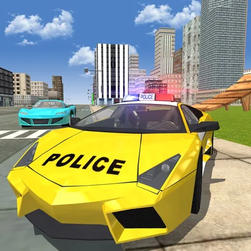 Polizei-Drift-Auto