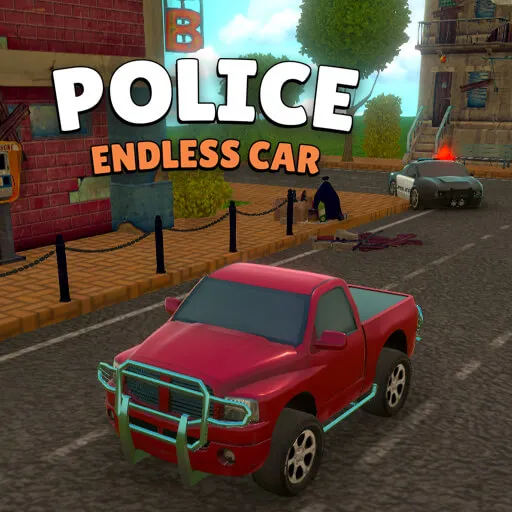Polizei-Endlos-Auto