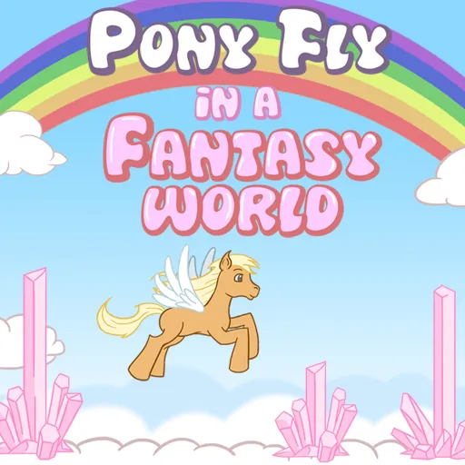 Pony Vliegen in een Fantasy Wereld