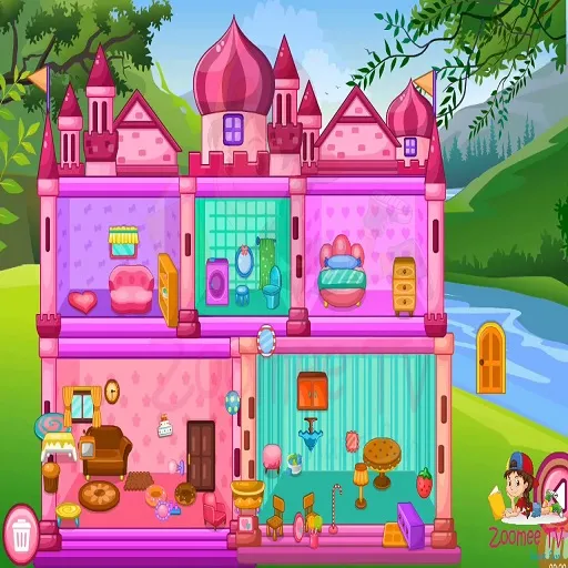 Prinzessin Baby Puppenhaus Aufräumen Spiel
