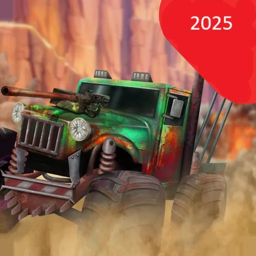 Une voiture de course détruisant un zombie