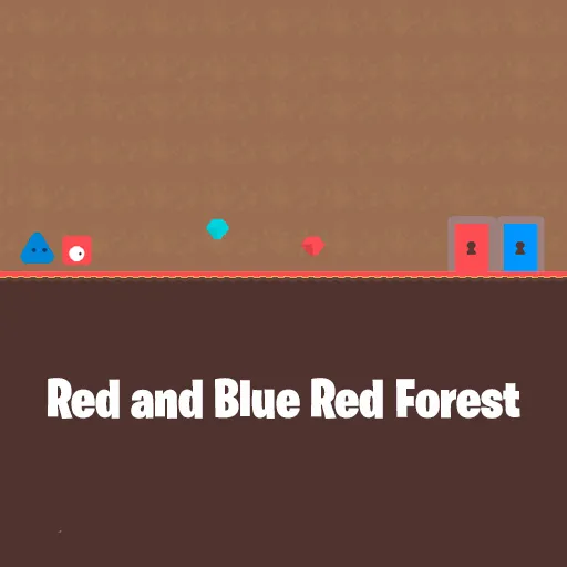 Rot und Blau Roter Wald