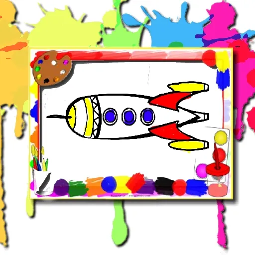 Libro para colorear de los Rockets
