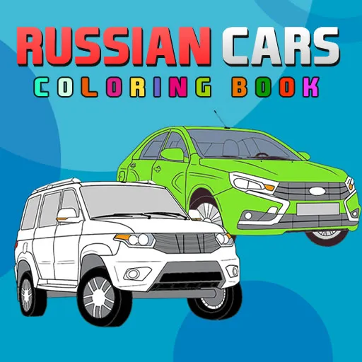 Malbuch fĂŒr russische Autos
