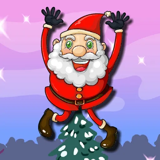 Aventure de saut du Père Noël