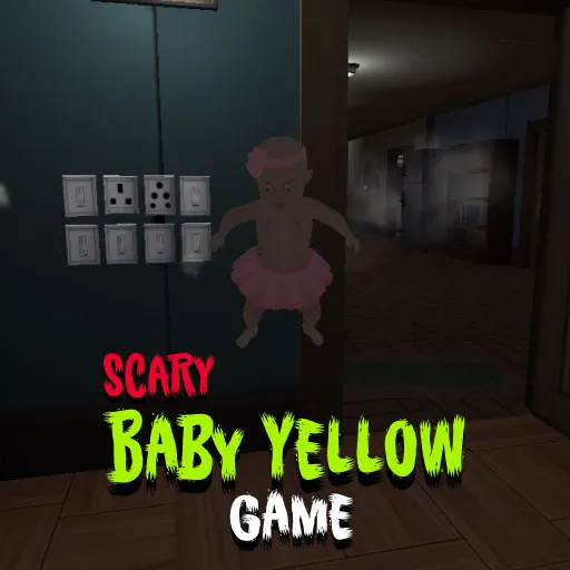 Beängstigender Baby Gelb Spiel