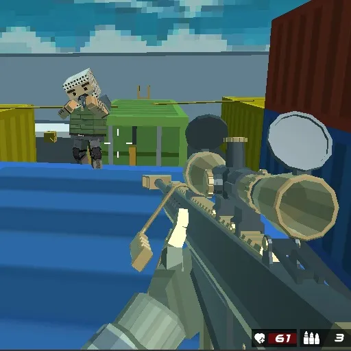 Jeu de tir tactique Blocky Combat Swat GunGame Survival
