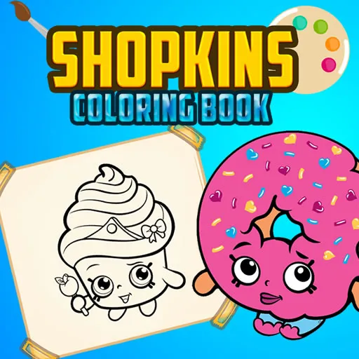 Libro para colorear de Shopkins