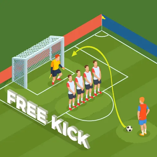 Fußball-Freistoß