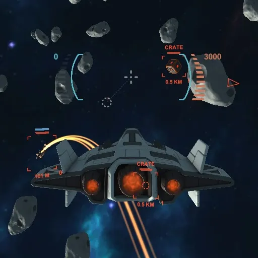 Simulateur de combat spatial