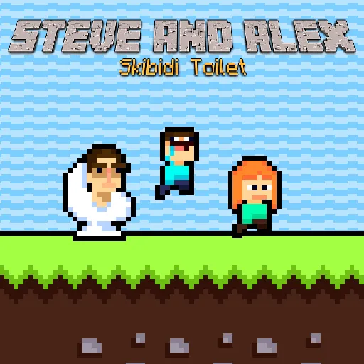 Steve y Alex Skibidi Toilet